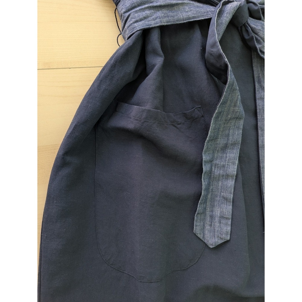 Emerson Fry Livia Maritime Nautical Adjustable Blue Removable Tie Sun Dress - Picture 8 of 11